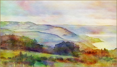 A-Aber-view-from-nature-reserve-watercolor